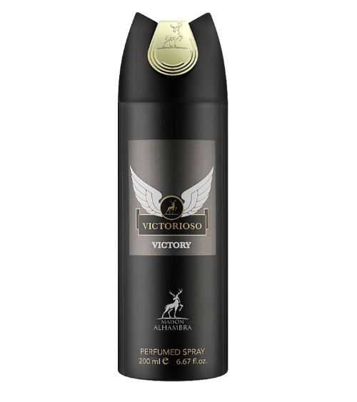 Pack of 6-victorioso Nero 200ml Deodorant by Maison Alhambra