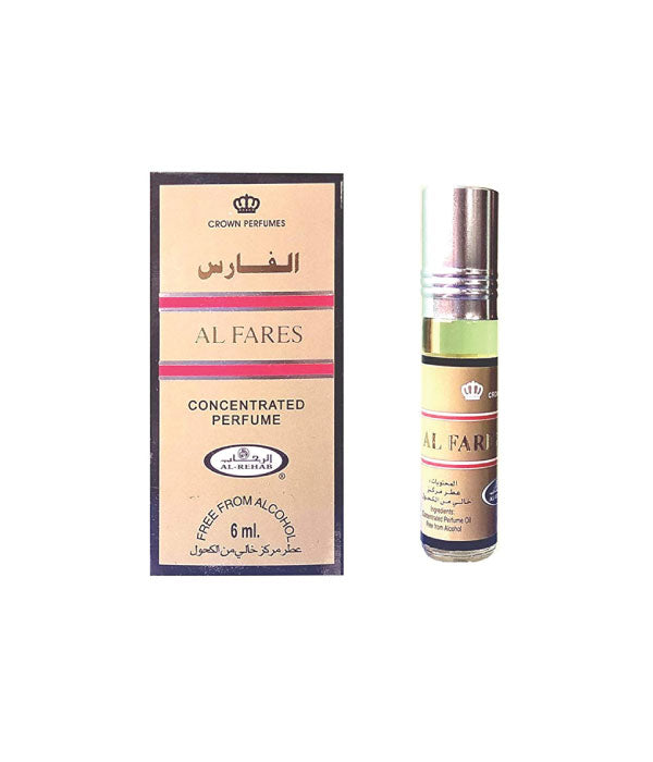 Pack of 6 - Al Fares 6ml Perfume Oil by Al Rehab nnmmb