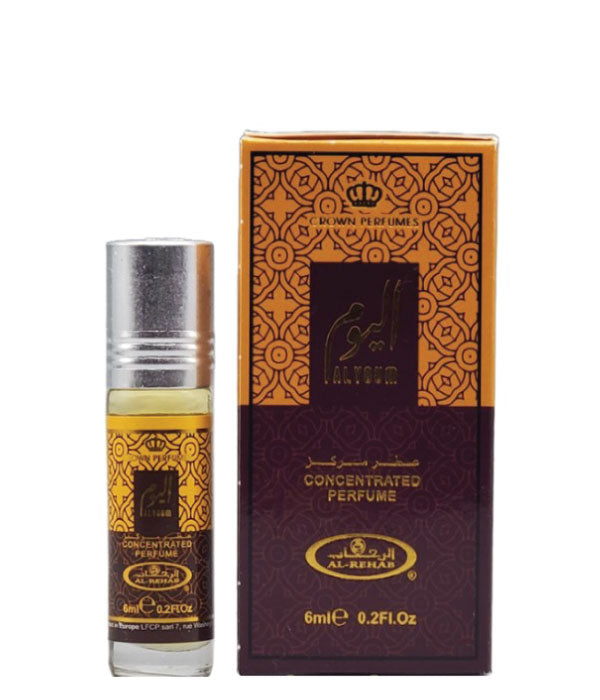 Pack of 6 - Alyoum 6ml Perfume Oil by Al Rehab