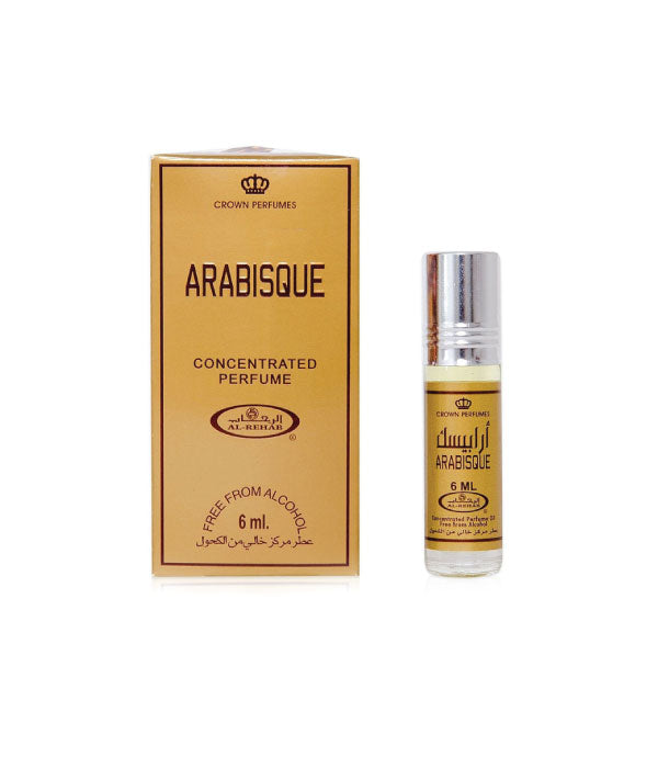 Pack of 6 - Arabisque 6ml Perfume Oil by Al Rehab