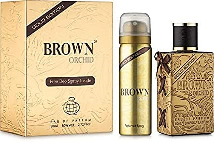 Brown Orchid Gold Edition 100ml by Fragrance World - Eau De Parfum