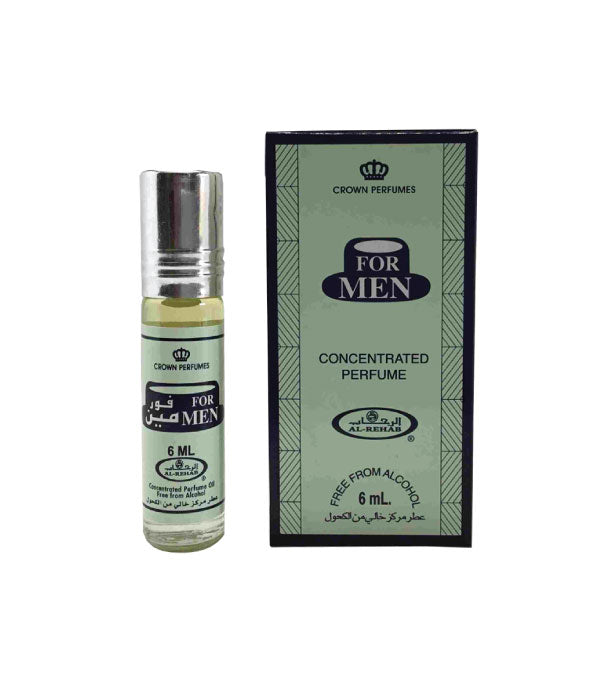 Pack of 6 - For Men 6ml Perfume Oil by Al Rehab