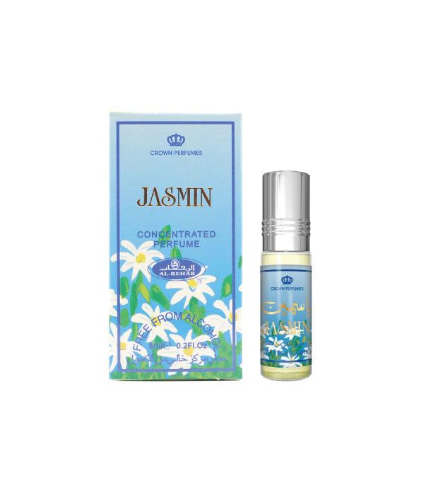 Pack of 6 - Jasmin 6ml Perfume Oil by Al Rehab