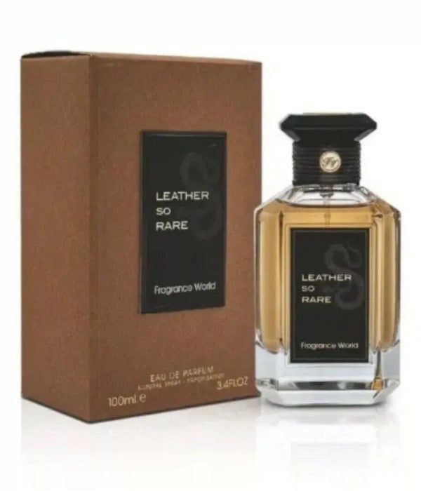 Leather So Rare 100ml by Fragrance World - Eau De Parfum