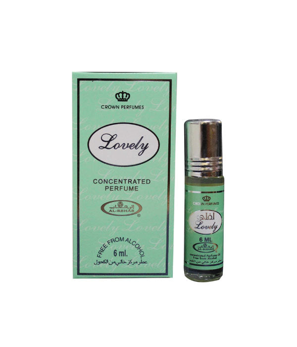 Pack of 6 - Lovely 6ml Perfume Oil by Al Rehab