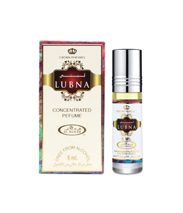 Pack of 6 - Lubna 6ml Perfume Oil by Al Rehab