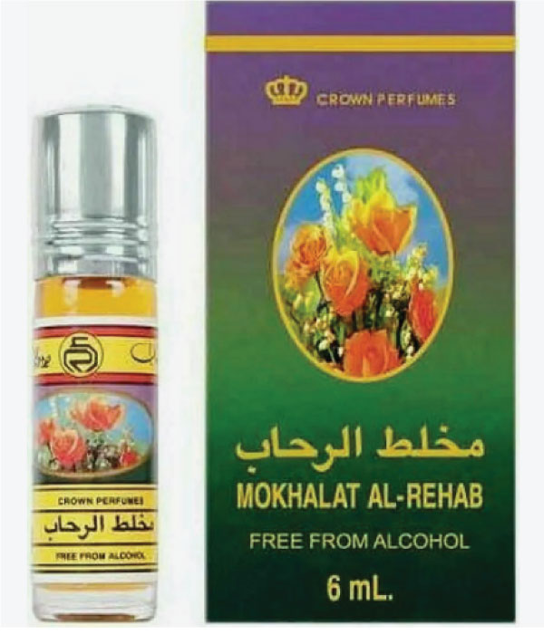 Pack of 6 - Mokhalat Al-Rehab 6ml Perfume Oil by Al Rehab