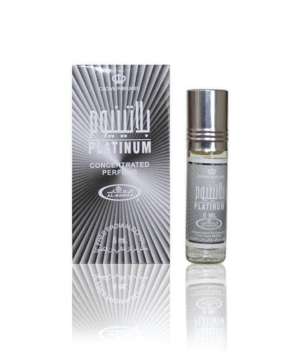 Pack of 6 - Platinum 6ml Perfume Oil by Al Rehab