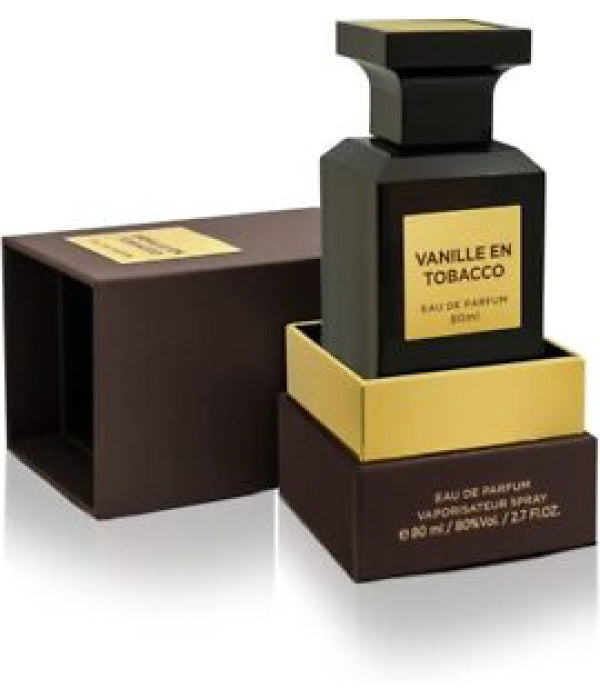 Vanille En Tobacco 80ml by Fragrance World - Eau De Parfum