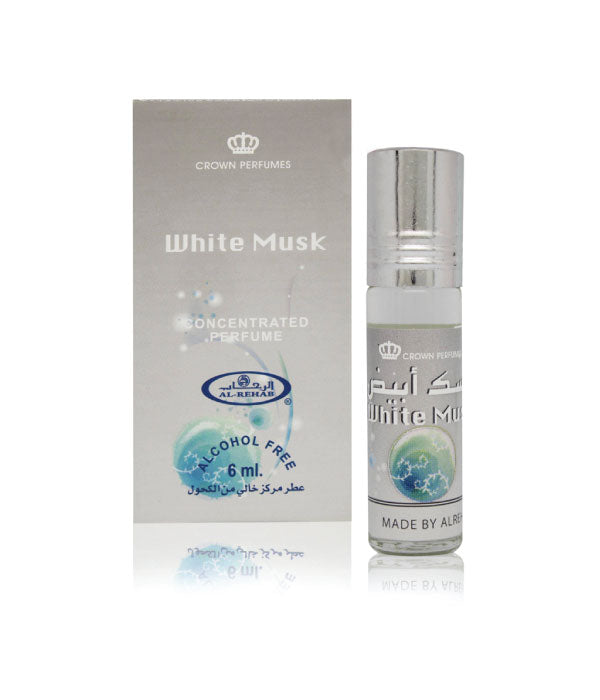 Pack of 6 - White Musk 6ml Perfume Oil by Al Rehab