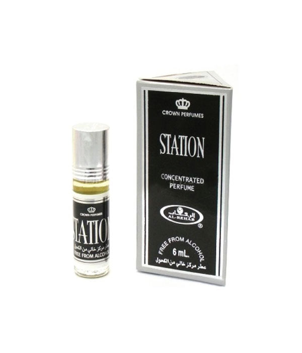 Pack of 6 - Station  6ml Perfume Oil by Al Rehab
